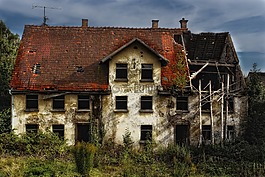 废墟,老房子,衰变