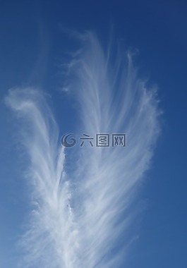 云,天空,藍色