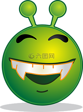 外星人,笑臉,表情符號