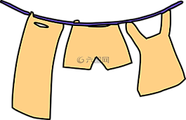 洗衣,服裝,掛