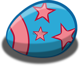 雞蛋,復(fù)活節(jié),星星