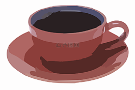 杯,熱,咖啡