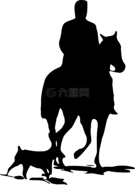 側(cè)影,騎馬,騎