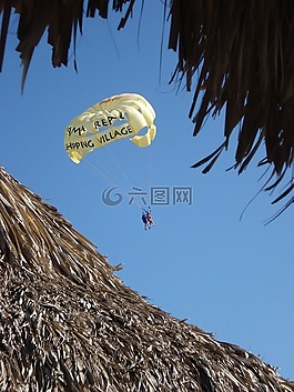 降落傘,假期,冒險