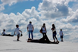 人民,放松,旅游