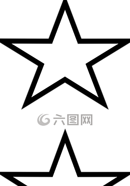 星星,形狀,黑