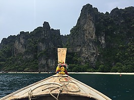 泰國,海,小船