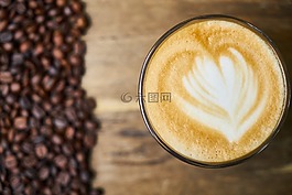 杯,咖啡,攝影