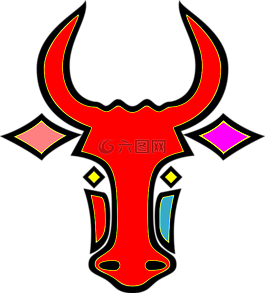 公牛,动物,生物