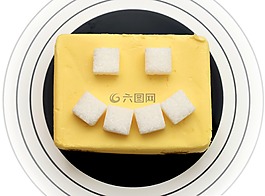 黃油,脂肪,糖