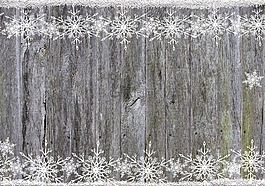 背景,木,雪花