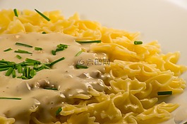 面食,carbonara,咸肉