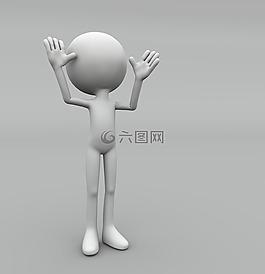 感到驚訝,贊美,3d