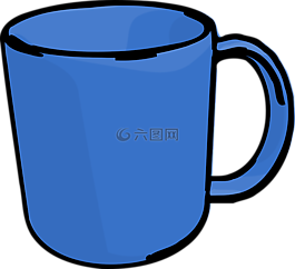 杯,咖啡,喝