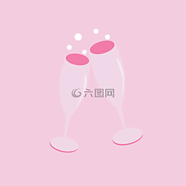 香檳,眼鏡,浪漫