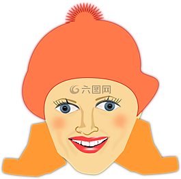 女子,臉,頭