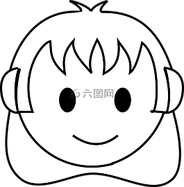 女孩,快樂,臉