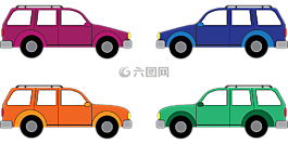 汽车,多彩,车辆