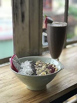 杯,喝,木