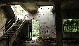 廢墟,離開,被毀
