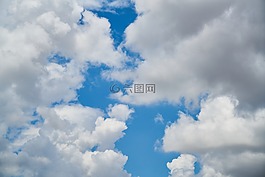 云,藍色,組成