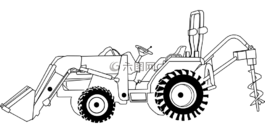 拖拉机,农场,设备