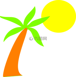 棕櫚樹(shù),太陽(yáng),度假