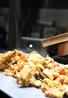 炒蛋,鸡蛋,吃
