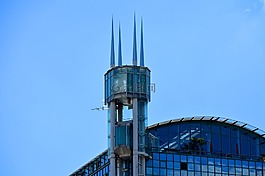 摩天樓,電梯,城市