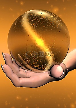 chrystal,球,玻璃