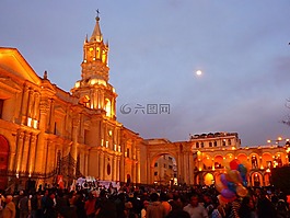 阿雷基帕,大教堂,秘鲁