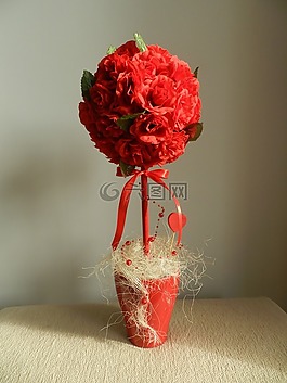 女人,手工藝,鮮花