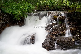 水,大瀑布,自然