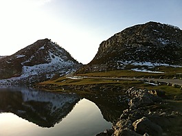 雪域景觀,山nevad,雪