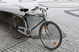 自行車,老,運輸