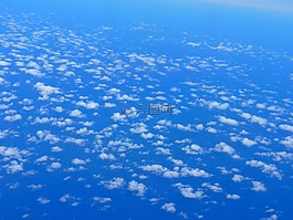 天空,云,空間