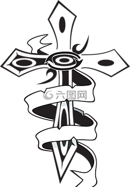 交叉,色帶,基督教