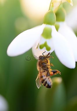 昆蟲,蜜蜂,花卉