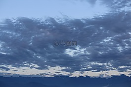 天空,藍(lán)色,自然