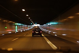 隧道,過境,黑