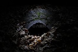 隧道,黑,令人毛骨悚然