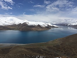 西藏,風景,羊湖