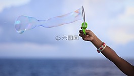 泡沫,播放,玩耍