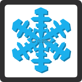 雪,片,跡象