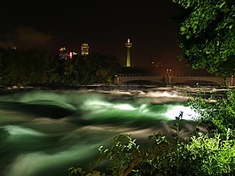 拉皮茲,尼加拉瀑布,夜