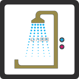 酒店,服務,淋浴