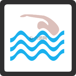 游泳,池,游泳池
