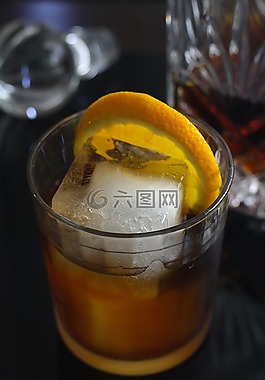 喝,冰,玻璃