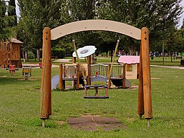 秋千,游戲,公園