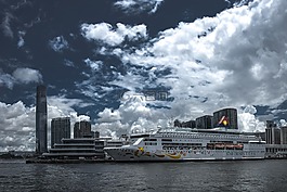 香港,船舶,端口